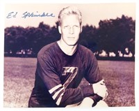 Ed Sprinkle (HoF) Signed Football Photo