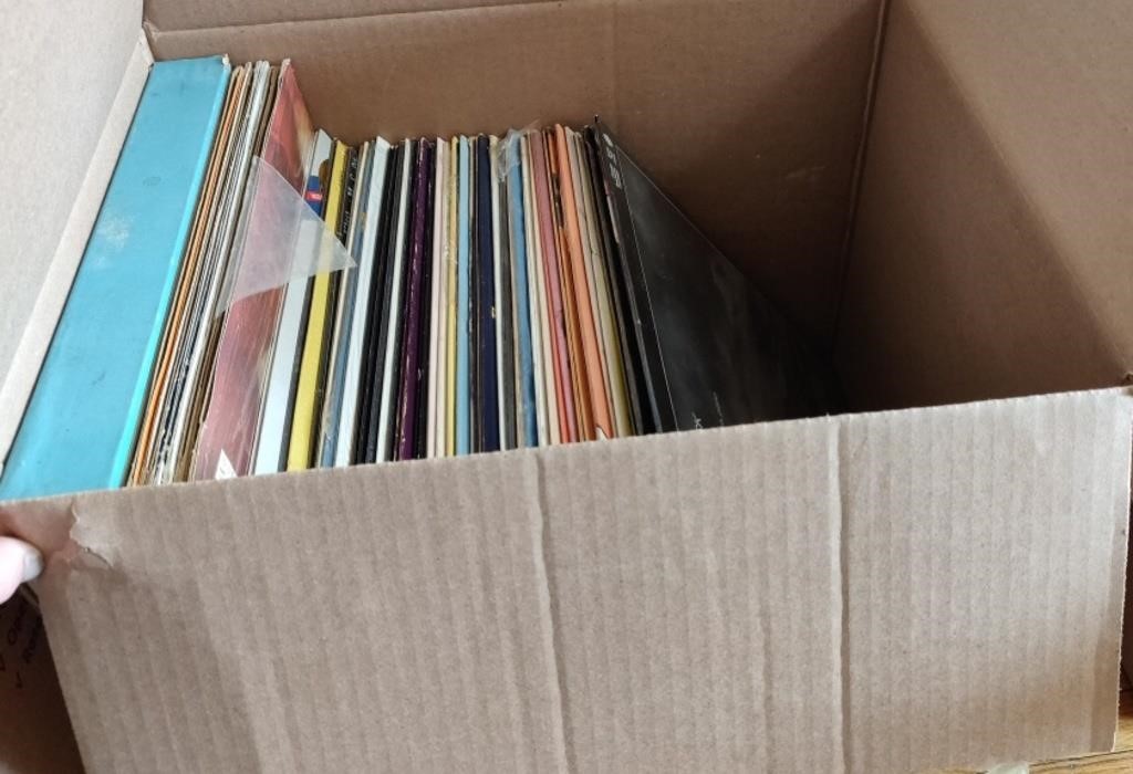 Box Lot of Records incl. Ralph Mctell, Roger