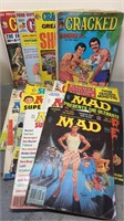 Vintage Lot of MAD + Cracked Magazines