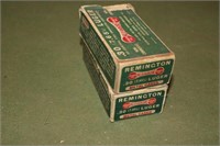 (2) Boxes Remington Kleanbore .30(7.65) Luger A