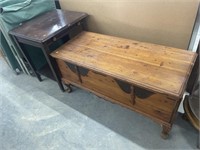 Lane cedar chest and stand