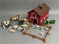 Farm Yard Play Set, Includes Animals, Tractor
