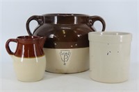 Brown / White Stoneware