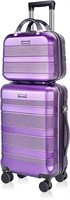 GigabitBest Carry-On Luggage, Lightweight ABS+PC C