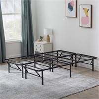 Linenspa Folding Metal Platform Bed Frame - No Box