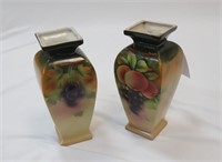 English floral vases