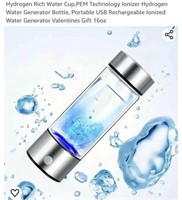 MSRP $30 Hydrogen Rich Water Bottle