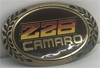 Z 28 Camaro belt buckle