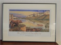 Beautiful Print Lewis Clark Missouri River Montana