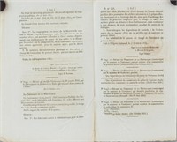 1851 French Revolution Bulletin Des Lois #448