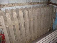 (7) Sections of Picket Fence