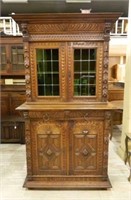 Neo Renaissance Style Bookcase on Cabinet.