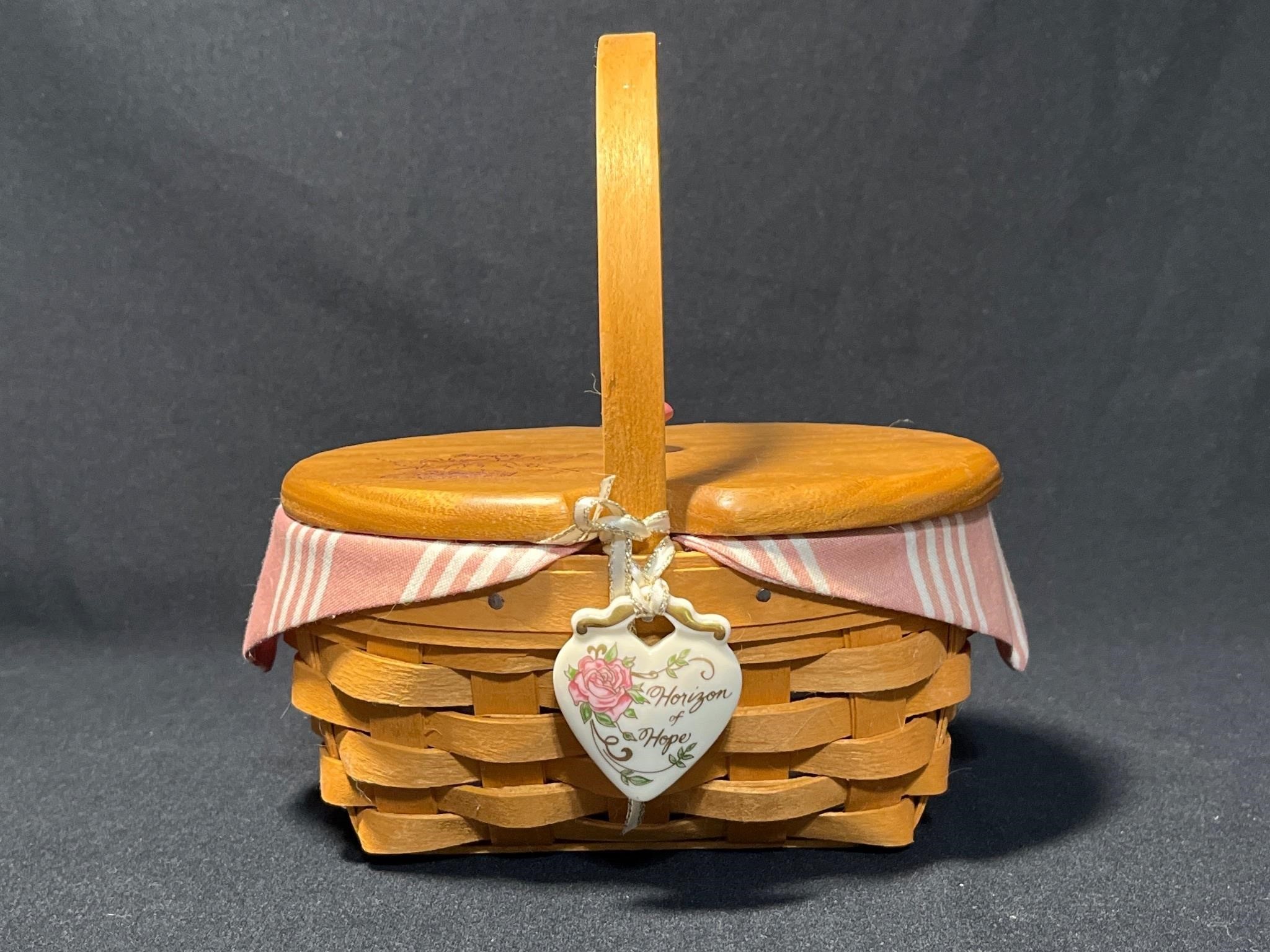 Horizon of hope Longaberger basket