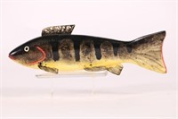 8.75" Perch Fish Spearing Decoy by George Aho