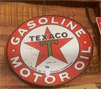 Texaco Gasoline Motor Oil Sign