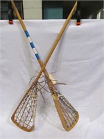 Pair of Lacrosse Sticks