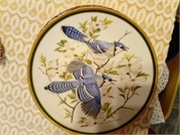 Blue Jay Porcelain Collector Plate