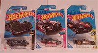 3 Count Collectable Hot Wheels includes: