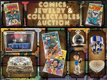 Comics, Jewelry & Collectables Auction, June 20th