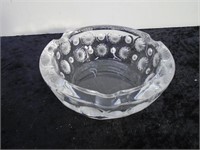 Lalique Crystal Ashtray 5" Diameter