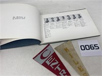 1919 School book with pennants