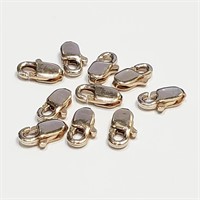 $100  14K Gold Filled Pack Of 10 Lobster Clasp