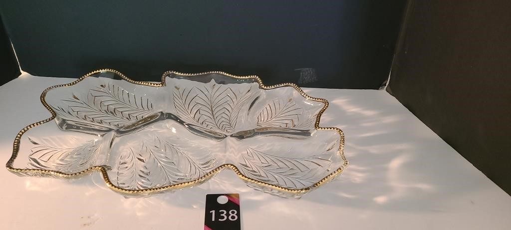 Glass Relish Tray