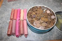 Large Lot of Unsorted Wheat Cents