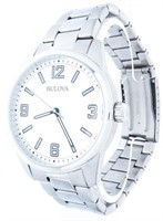 Gent's BULOVA Stainless Steel Qtz. Watch