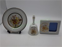 3pc Set of Japanese Porcelain Chokin