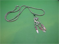 Sterling Silver Kokopelli Necklace