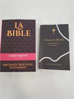ASSORTWD RELIGIOUS BOOKS FRENCH AMD ENGLISH