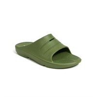 $60  DEER STAGS Mens Green Slip On Sandals 9 M