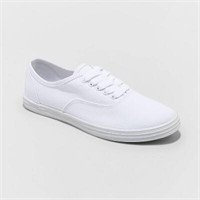 $15  Womens Lunea Lace-Up Sneakers - White 7