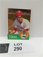 1963 TOPPS FRANK TORRE MLB BASEBALL CARD