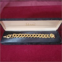 Monet Gold Colored bracelet new in box