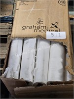 12- rolls of exam table paper