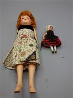 two vintage dolls