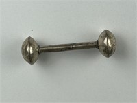 Sterling silver baby rattle