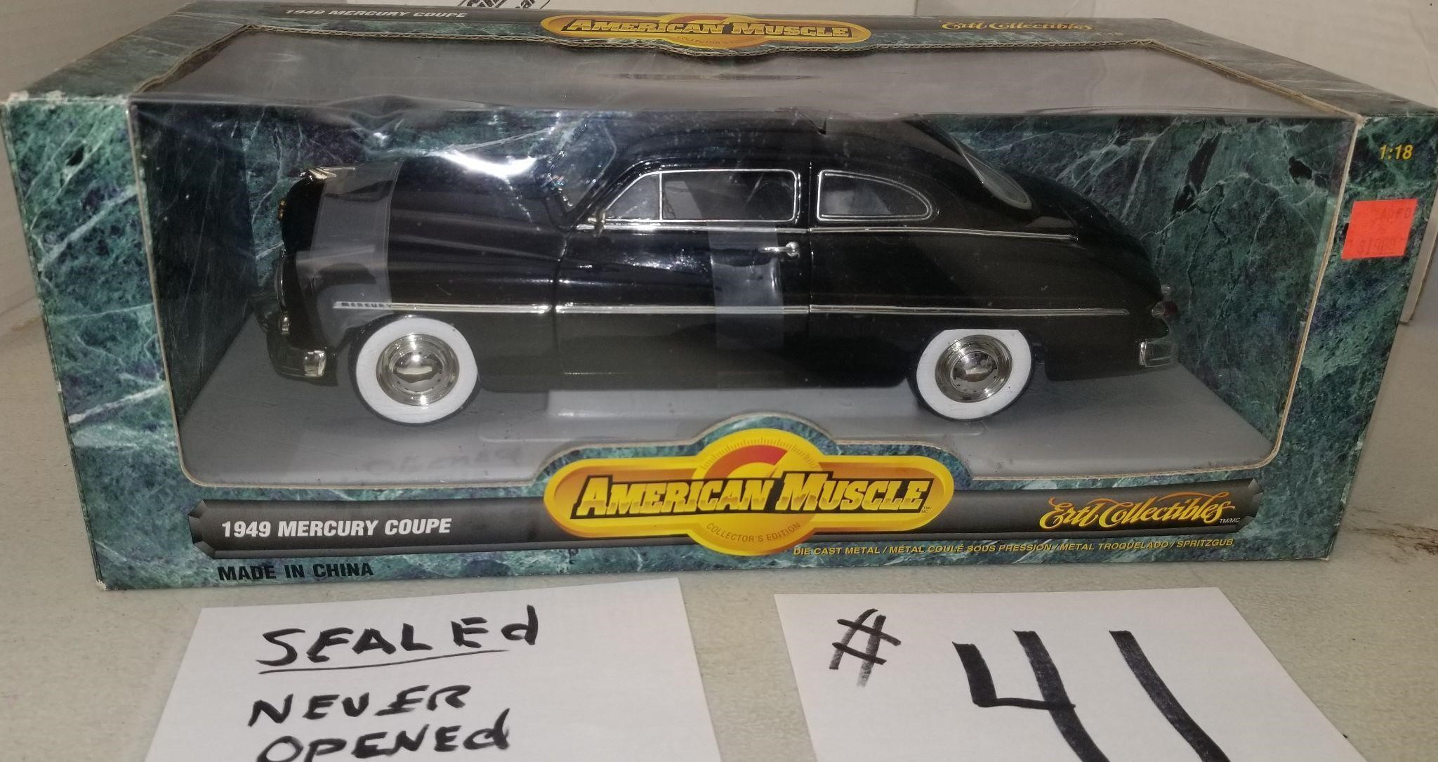 1949 Mercury Coupe 1:18 scale,  Never Opened