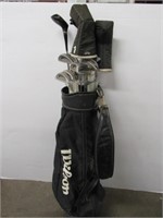 Wilson Golf Clubs + Bag
