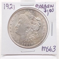 1921 Morgan MS63 Dollar