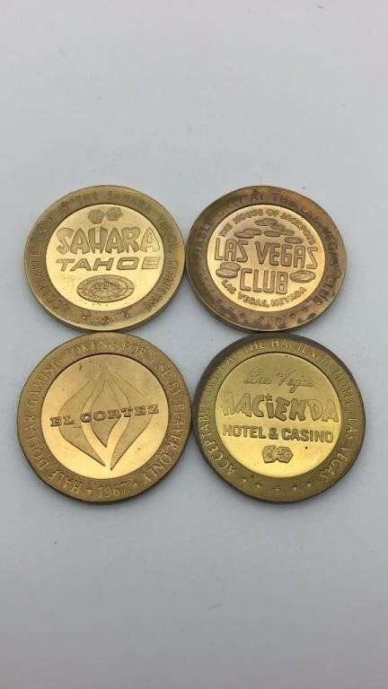 Vintage Casino Tokens