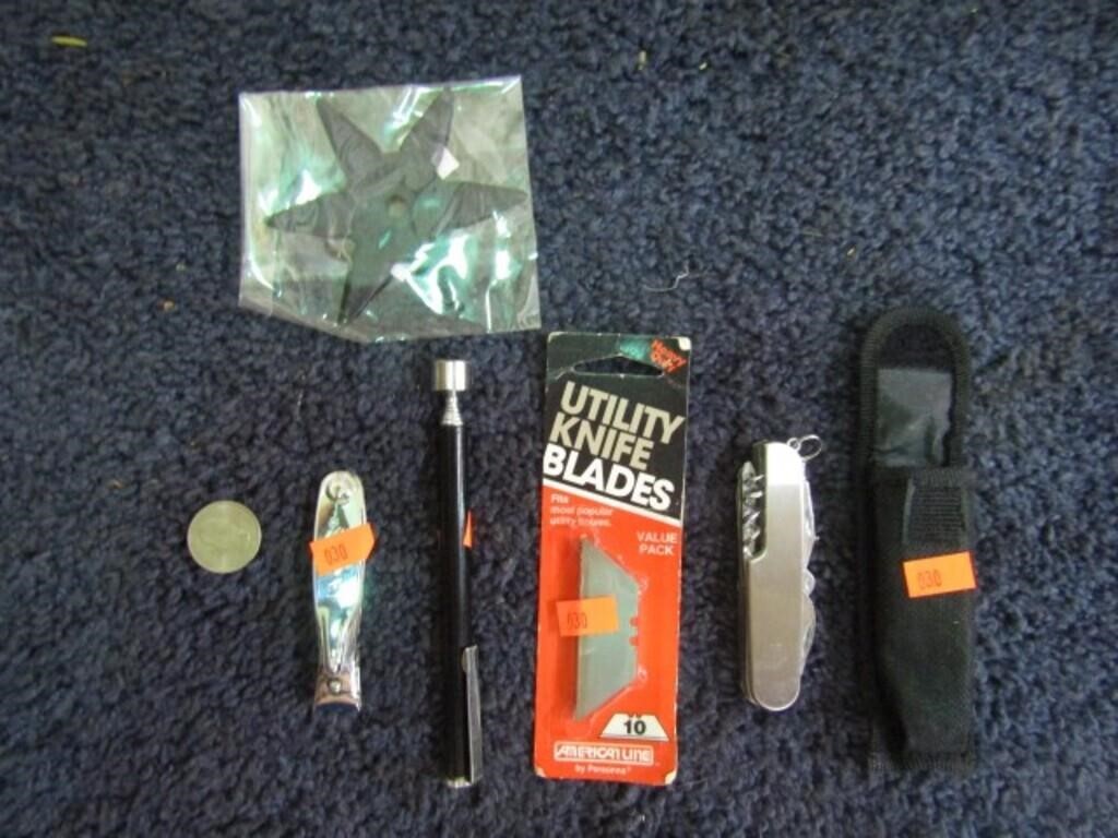 GROUP LOT-- KNIVES, ETC