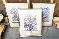 Vintage Framed Floral Lot of 3