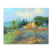 Ming Feng, "The Olive Grove" Original Oil Painting