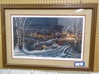 Terry Redlin print "Family Traditions"