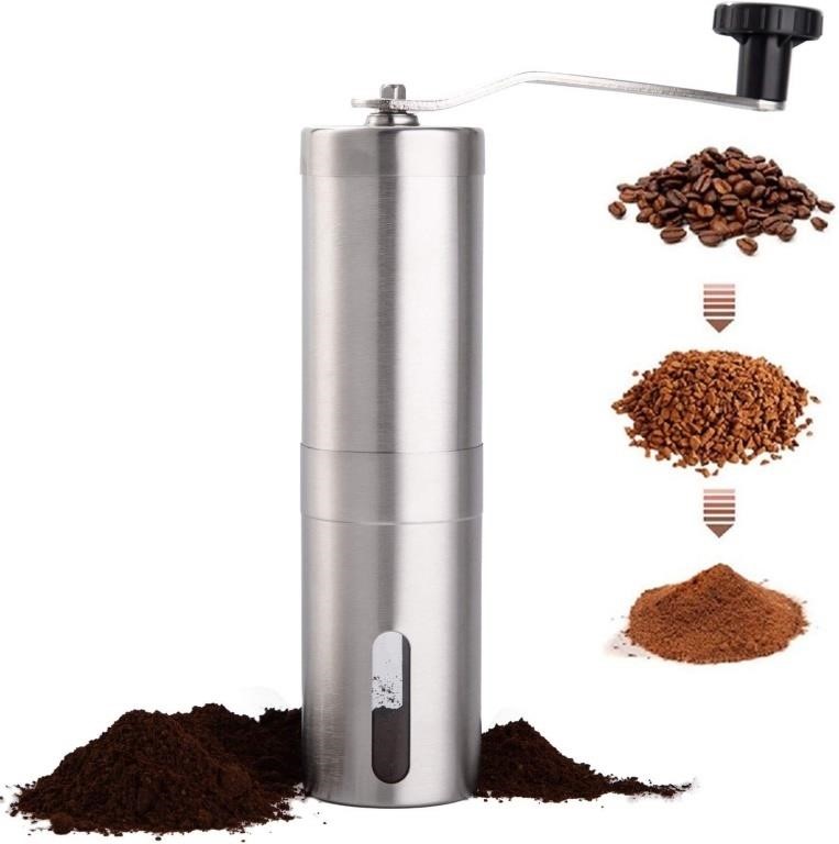 Javapress Manual Coffee Bean Grinder Stainless