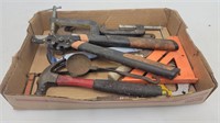 Box of assorted tools