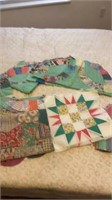 Assorted Unfinished Quilt Tops and Quilt Blocks
